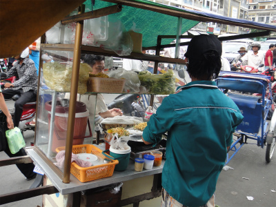 カンボジア 屋台　飯